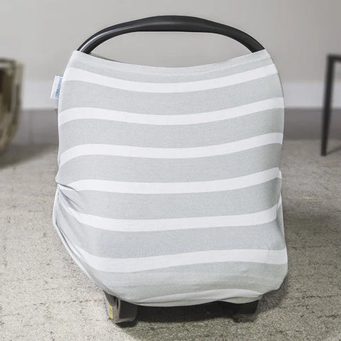 Gray Stripes Stretch Cover - The Diapered Baby