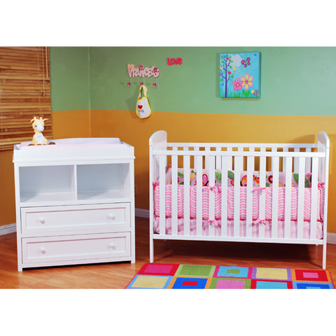 Leila Crib and Dresser Nursery Set - The Diapered Baby