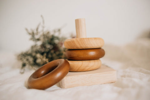 Wooden Ring Stacker